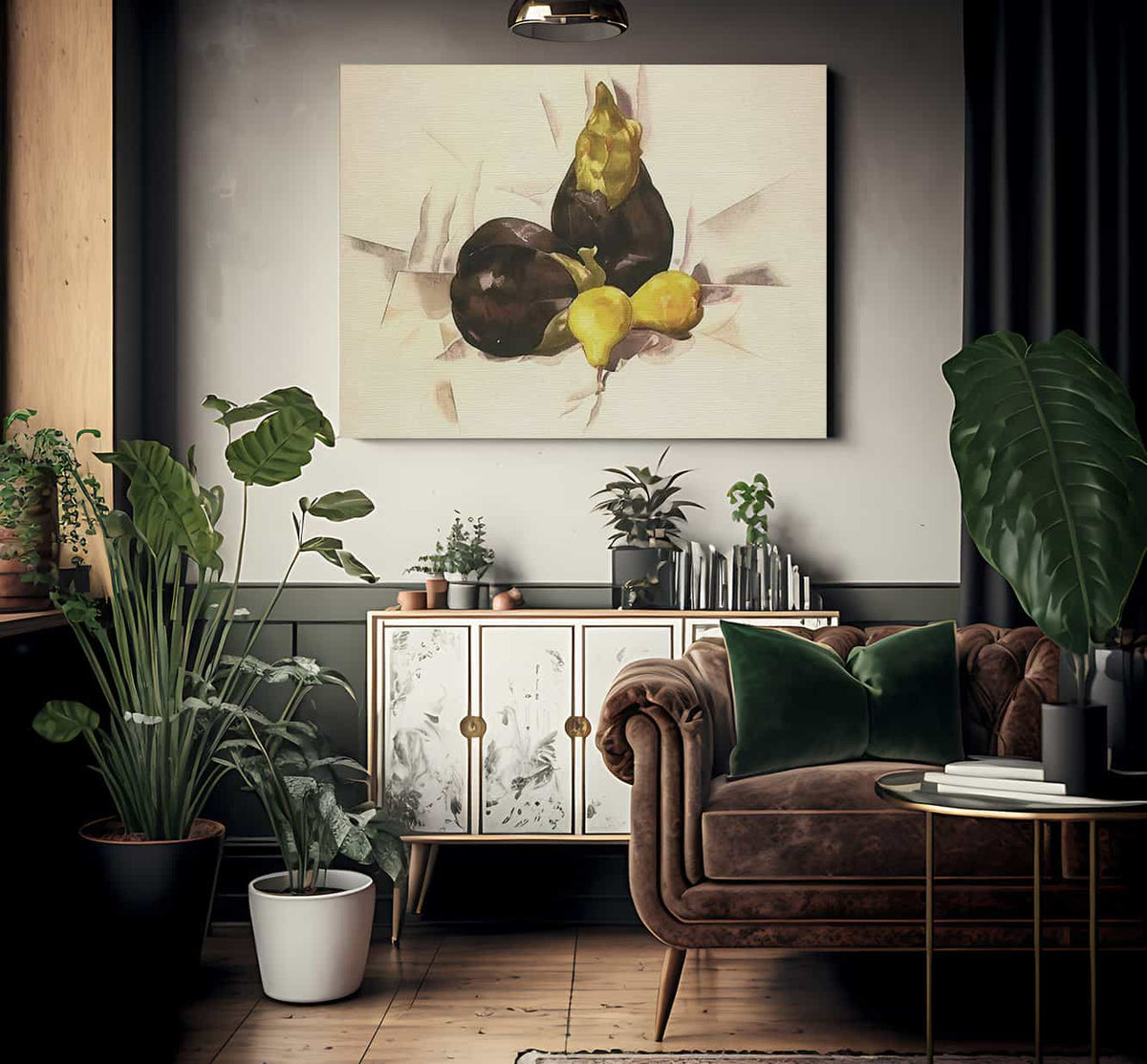 Eggplants And Pears By Charles Demuth Fine Art Print