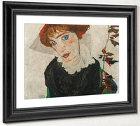 Egon Schiele Portrait Of Wally Neuzil 1912 By Egon Schiele Fine Art Print