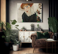 Egon Schiele Portrait Of Wally Neuzil 1912 By Egon Schiele Fine Art Print