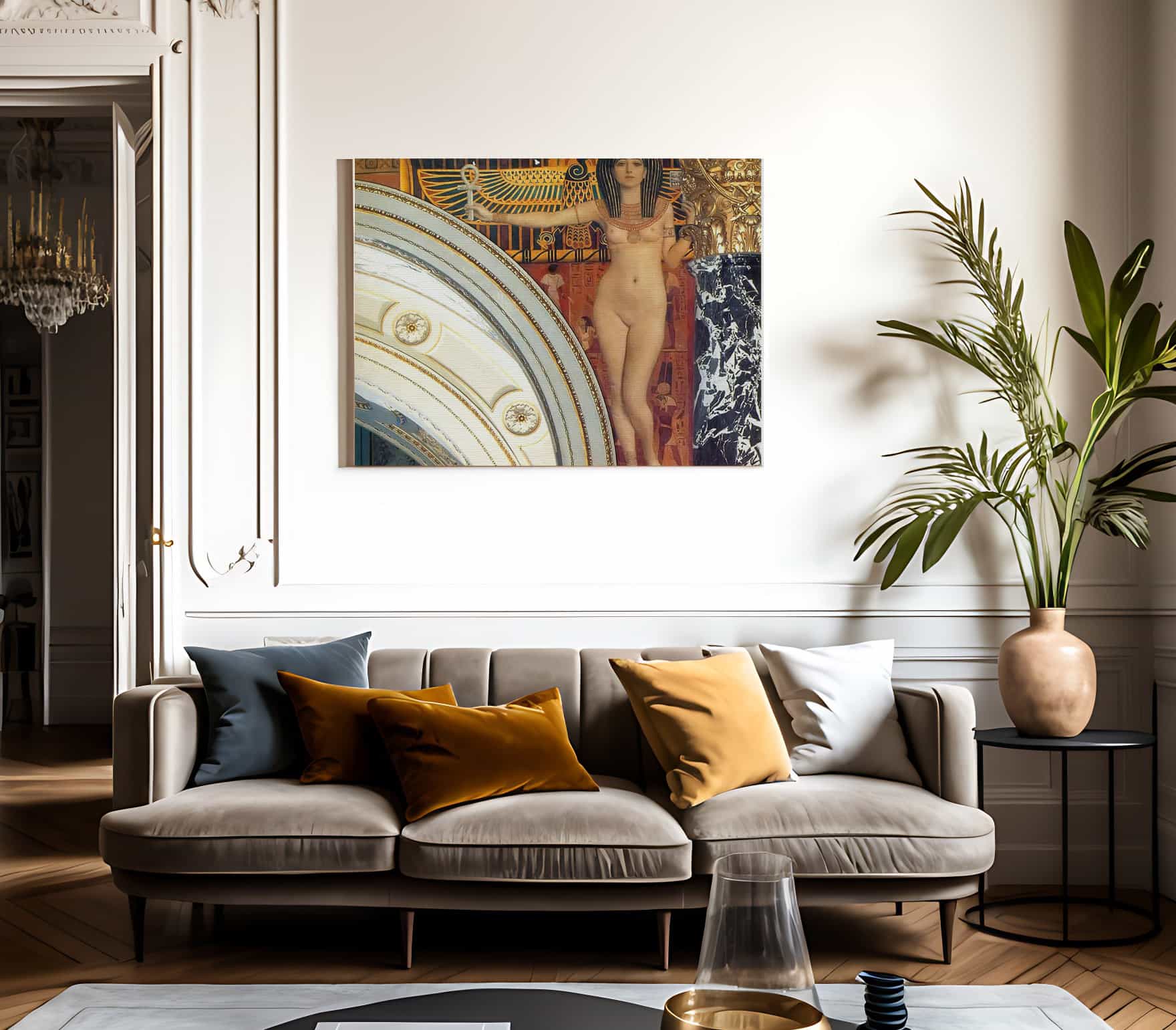 Egyptian Art I By Klimt Fine Art Print