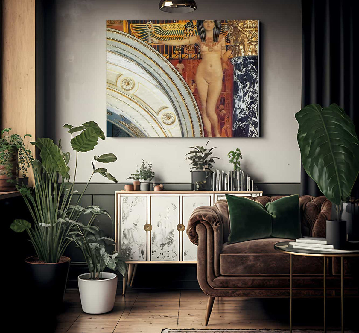 Egyptian Art I By Klimt Fine Art Print