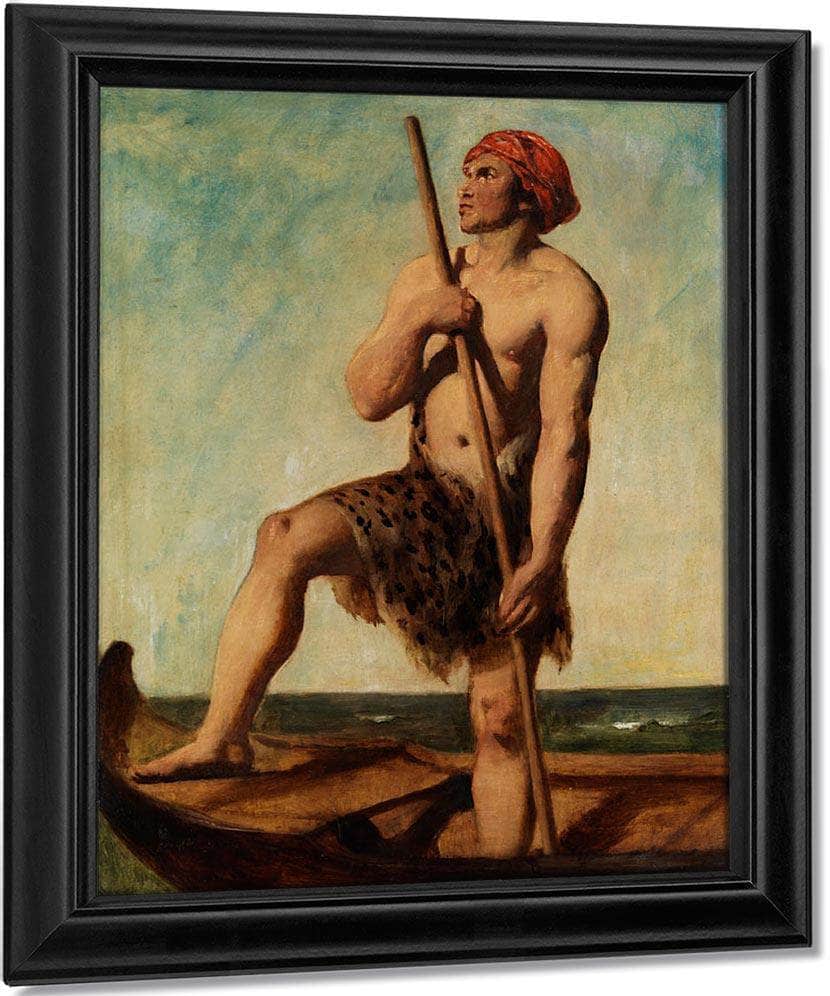Egyptian Rower By William Etty Fine Art Print