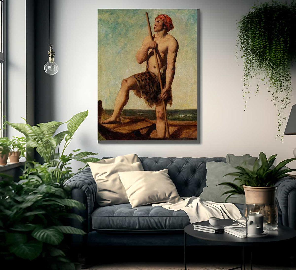 Egyptian Rower By William Etty Fine Art Print