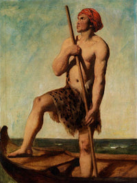 Egyptian Rower By William Etty Fine Art Print