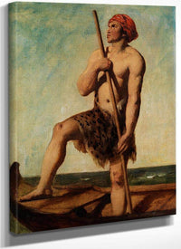 Egyptian Rower By William Etty Fine Art Print