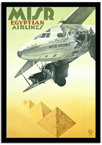 Egyptian  Vintage Poster Fine Art Print