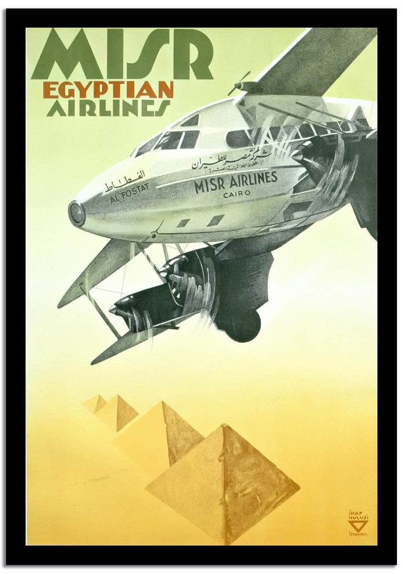 Egyptian  Vintage Poster Fine Art Print