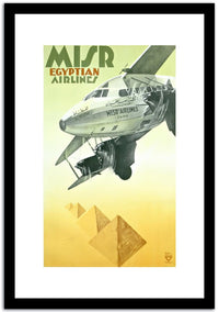 Egyptian  Vintage Poster Fine Art Print