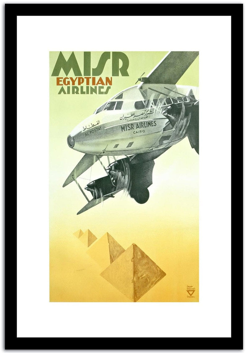 Egyptian  Vintage Poster Fine Art Print