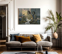 Eiaha Ohipa Or Tahitians In A Room By Eugene Henri Paul Gauguin Fine Art Print