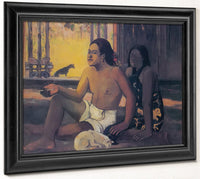 Eiaha Ohipa ( Tahitians In A Room) By Paul Gauguin Fine Art Print