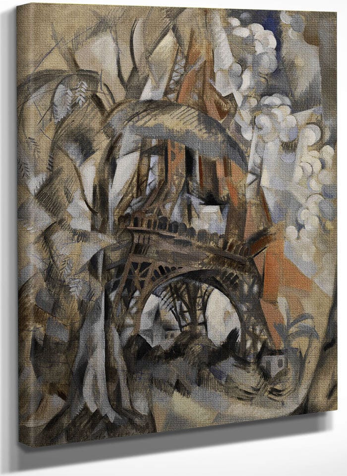 Eiffel Tower With Trees (Tour Eiffel Aux Arbres) By Robert Delaunay Fine Art Print
