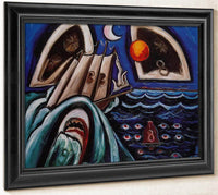 Eight Bells Folly Memorial For Hart Crane By Marsden Hartley Fine Art Print