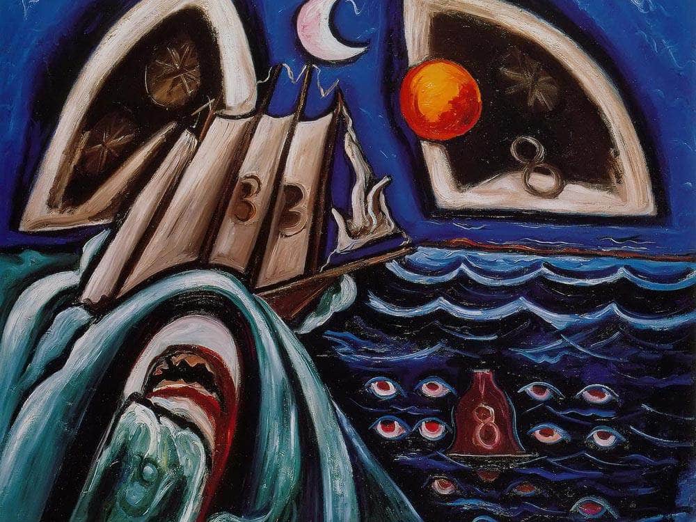 Eight Bells Folly Memorial For Hart Crane By Marsden Hartley Fine Art Print