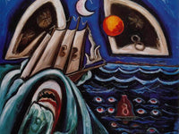 Eight Bells Folly Memorial For Hart Crane By Marsden Hartley Fine Art Print