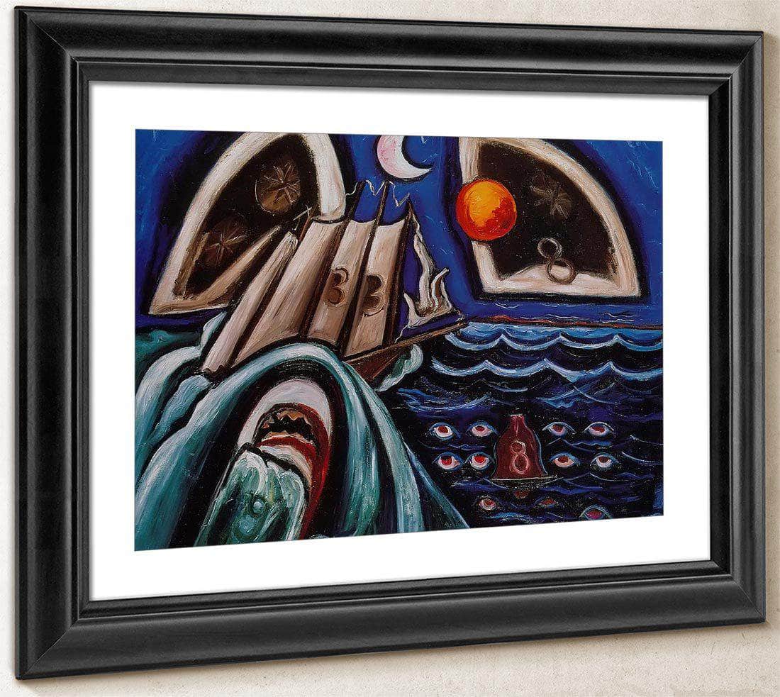Eight Bells Folly Memorial For Hart Crane By Marsden Hartley Fine Art Print