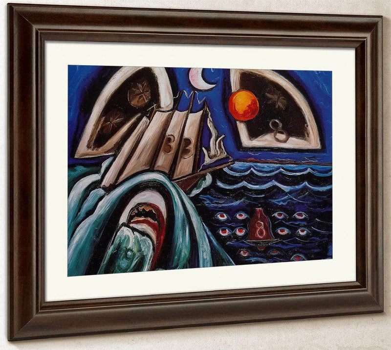 Eight Bells Folly Memorial For Hart Crane By Marsden Hartley Fine Art Print