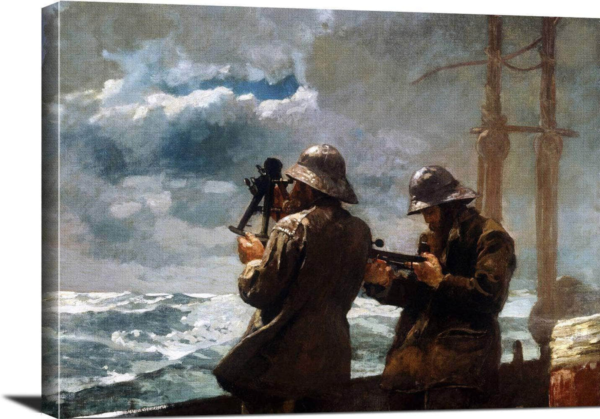 Eight Bells Painting Winslow Homer Canvas Art Fine Art Print