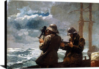 Eight Bells Painting Winslow Homer Canvas Art Fine Art Print