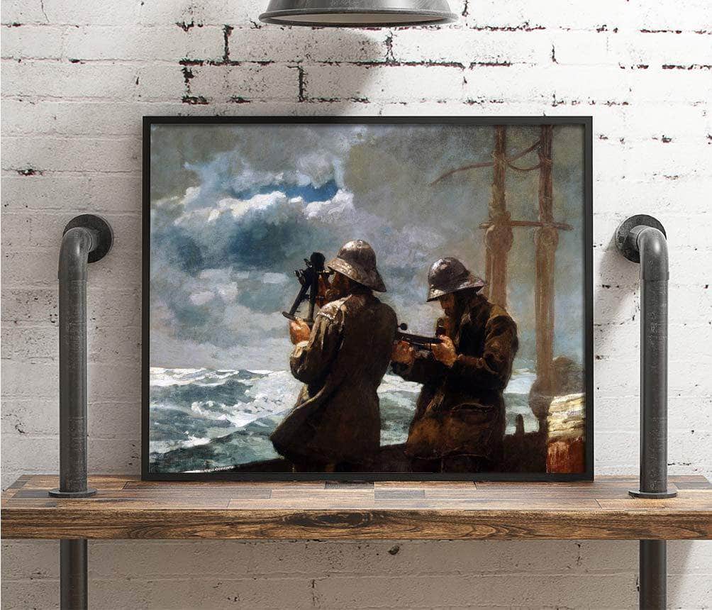 Eight Bells Painting Winslow Homer Canvas Art Fine Art Print