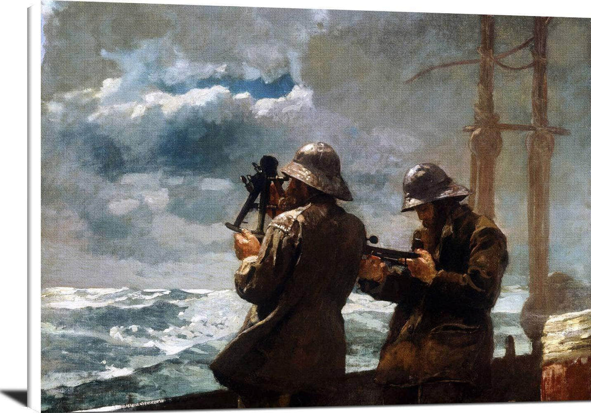 Eight Bells Painting Winslow Homer Canvas Art Fine Art Print