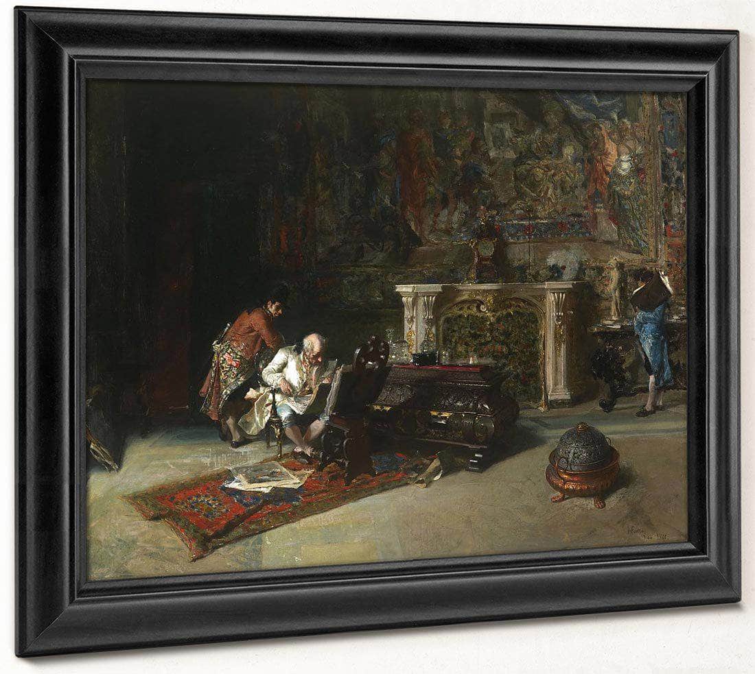 El Col·Leccionista D'estampes By Mariano Jose Maria Bernardo Fortuny Y Carbo Fine Art Print