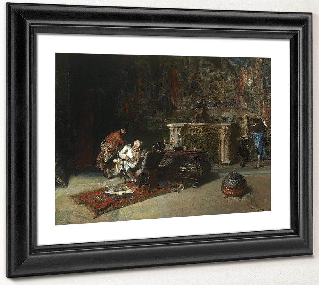 El Col·Leccionista D'estampes By Mariano Jose Maria Bernardo Fortuny Y Carbo Fine Art Print
