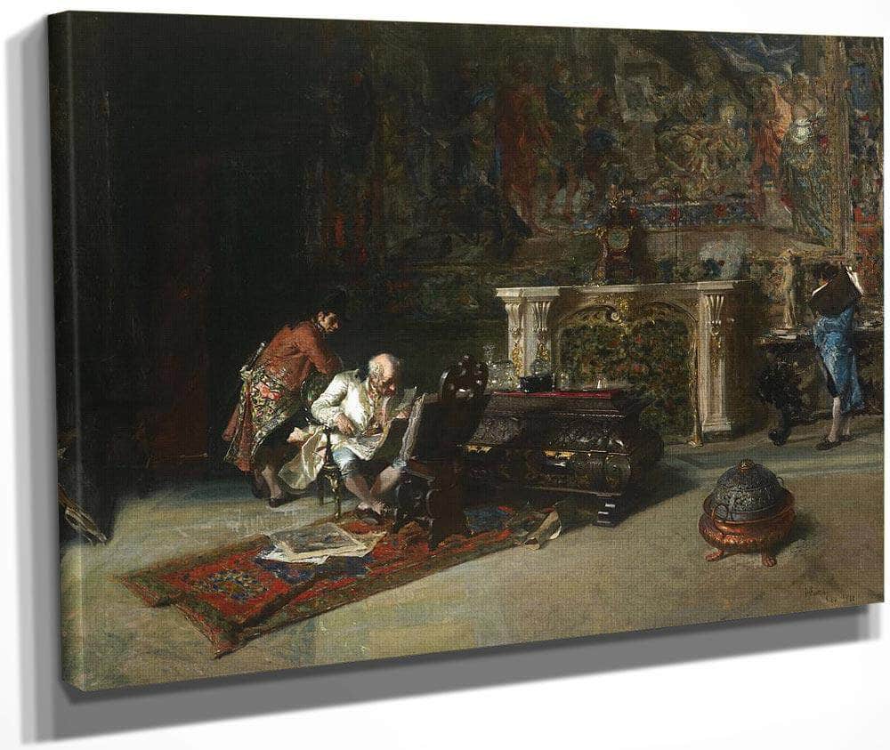 El Col·Leccionista D'estampes By Mariano Jose Maria Bernardo Fortuny Y Carbo Fine Art Print