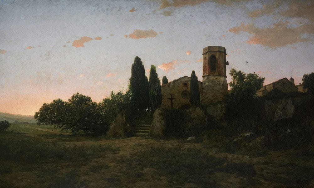 El Toc D'oracio By Modest Urgell Fine Art Print