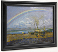 El Xafec Badia De Santona By Dario De Regoyos Fine Art Print