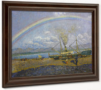 El Xafec Badia De Santona By Dario De Regoyos Fine Art Print