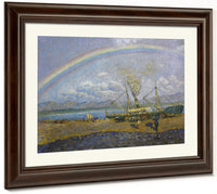 El Xafec Badia De Santona By Dario De Regoyos Fine Art Print