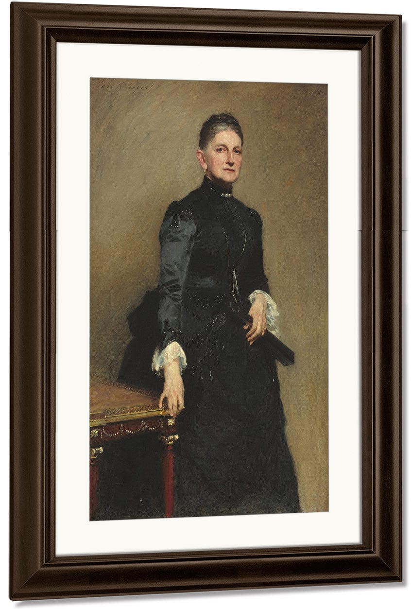 Eleanora O'donnell Iselin (Mrs. Adrian Iselin) By John Singer Sargent Fine Art Print