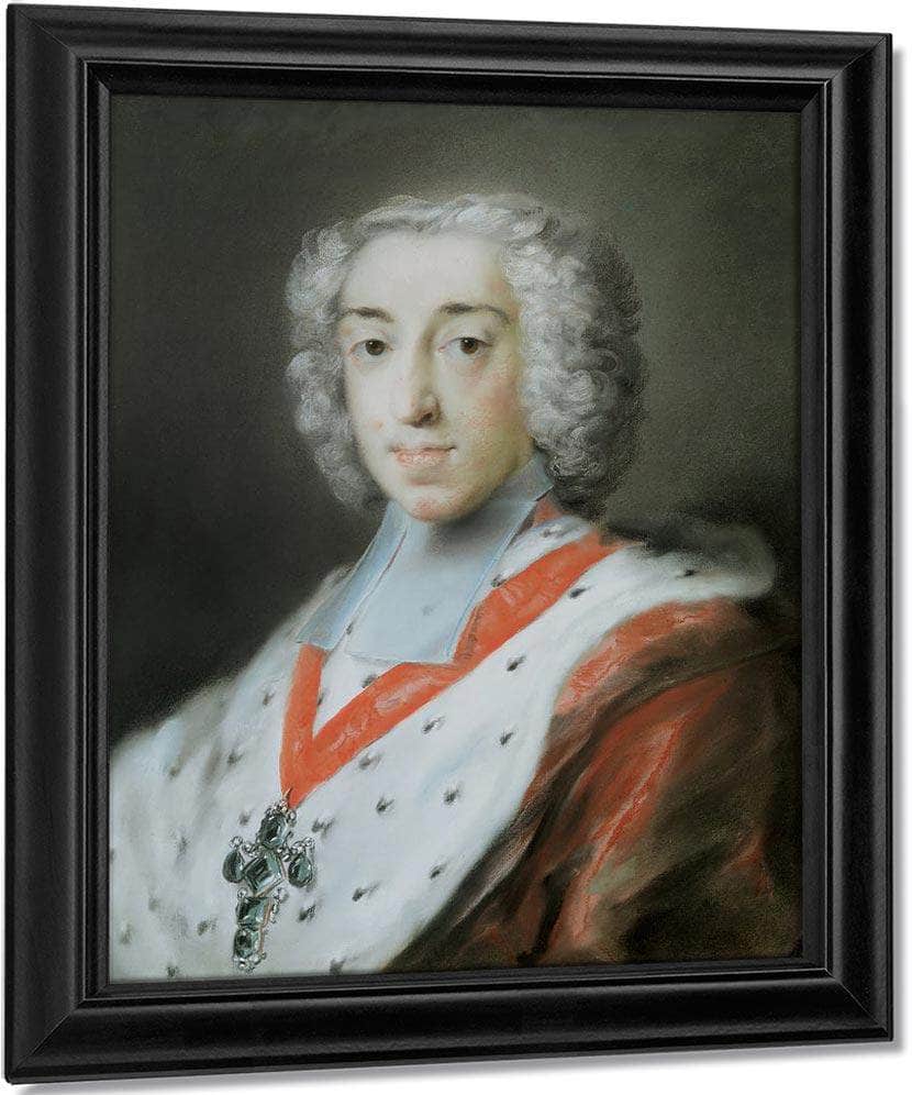 Elector Clemens Augustus Of Cologne 1727 By Rosalba Carriera Fine Art Print