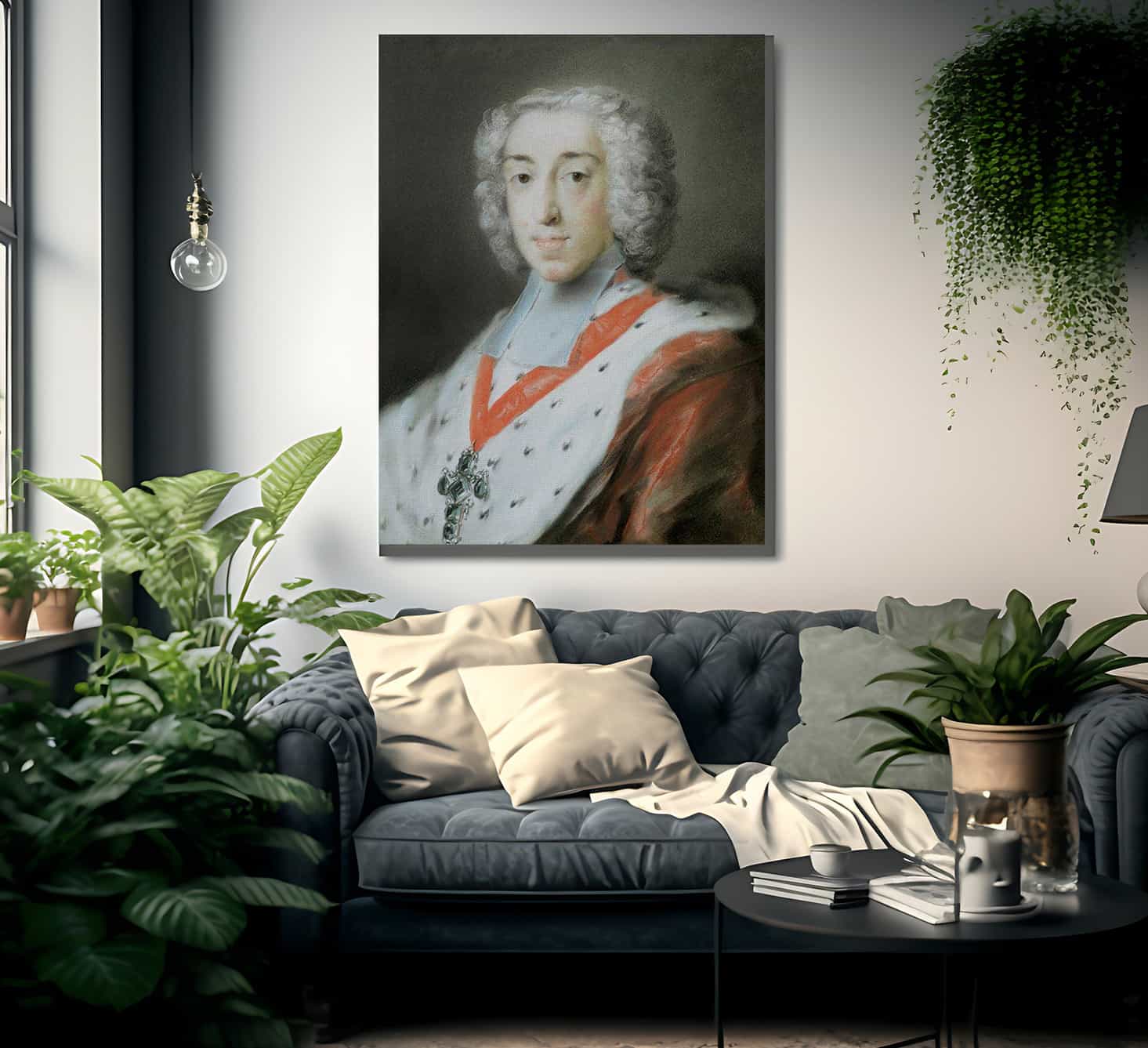 Elector Clemens Augustus Of Cologne 1727 By Rosalba Carriera Fine Art Print