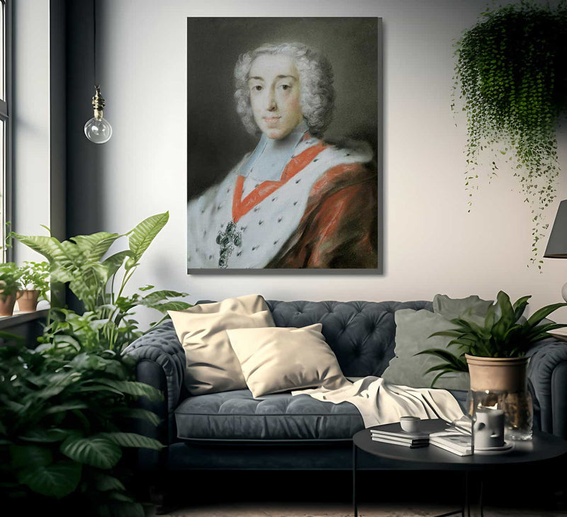 Elector Clemens Augustus Of Cologne 1727 By Rosalba Carriera Fine Art Print