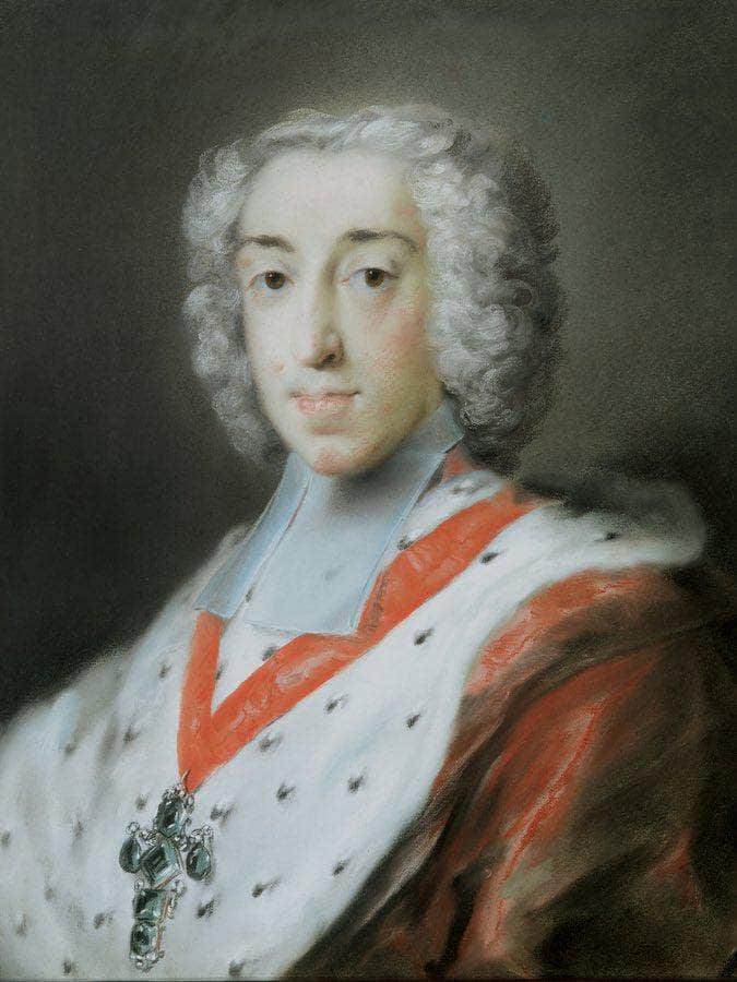 Elector Clemens Augustus Of Cologne 1727 By Rosalba Carriera Fine Art Print
