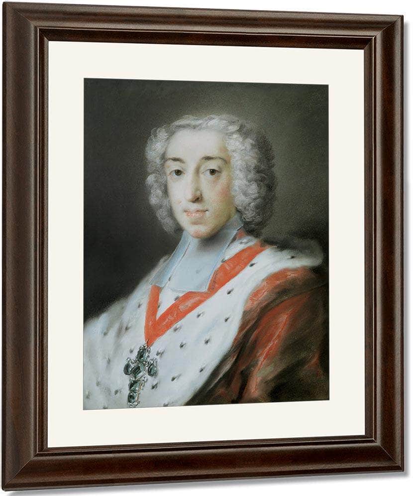 Elector Clemens Augustus Of Cologne 1727 By Rosalba Carriera Fine Art Print