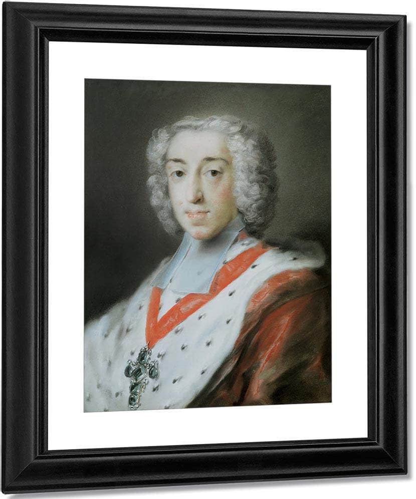 Elector Clemens Augustus Of Cologne 1727 By Rosalba Carriera Fine Art Print