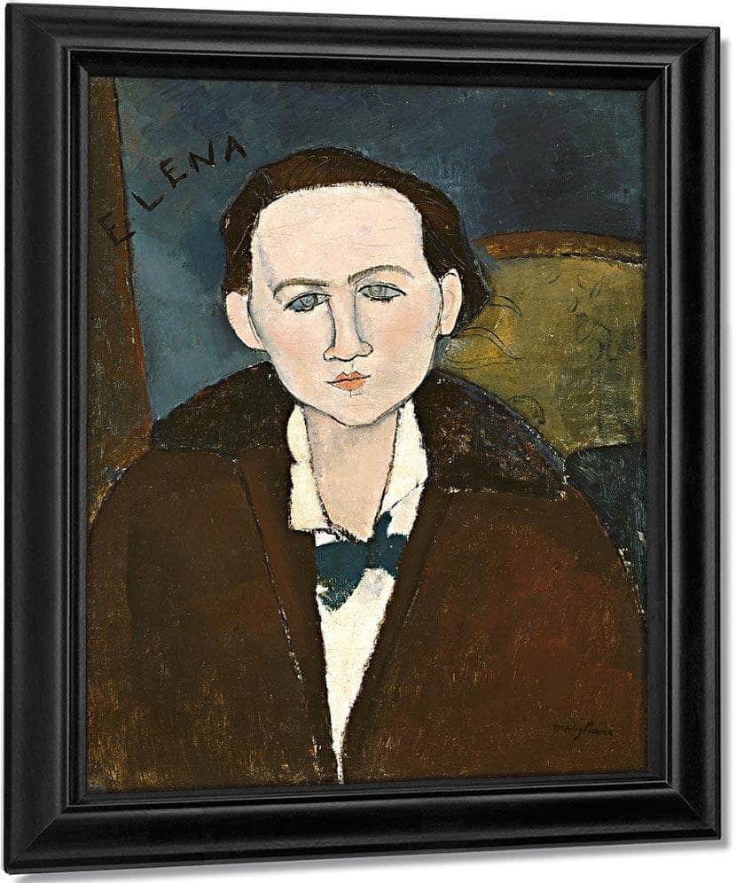 Elena Pavlowski By Amedeo Modigliani Fine Art Print