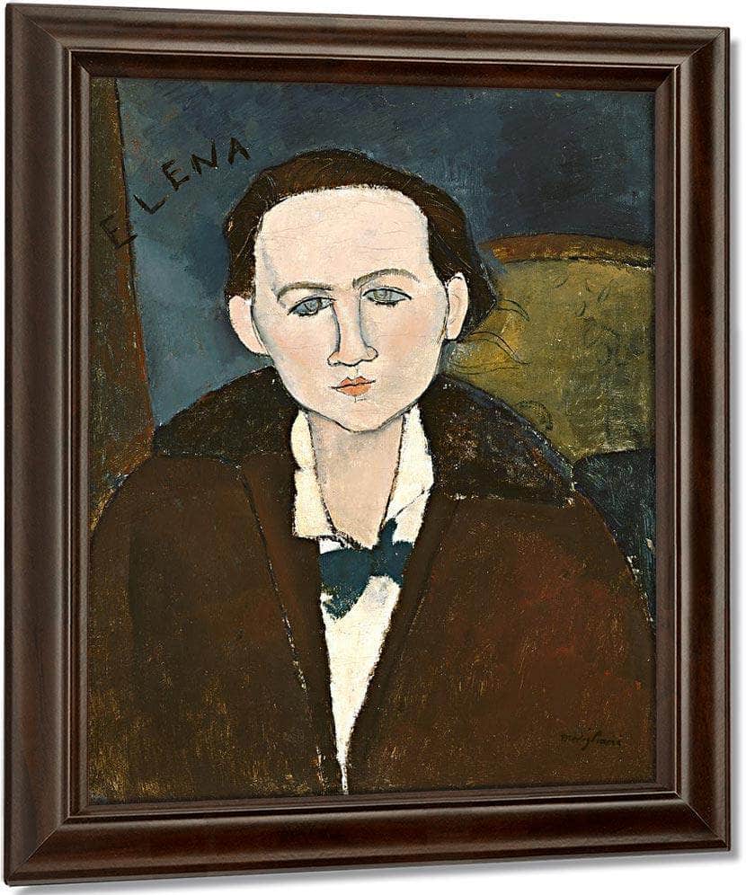 Elena Pavlowski By Amedeo Modigliani Fine Art Print