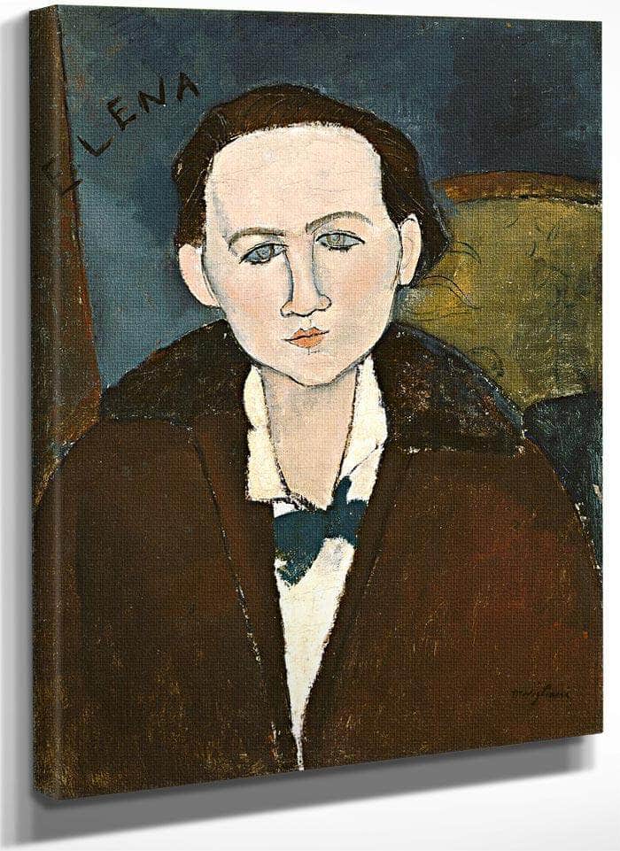 Elena Pavlowski By Amedeo Modigliani Fine Art Print