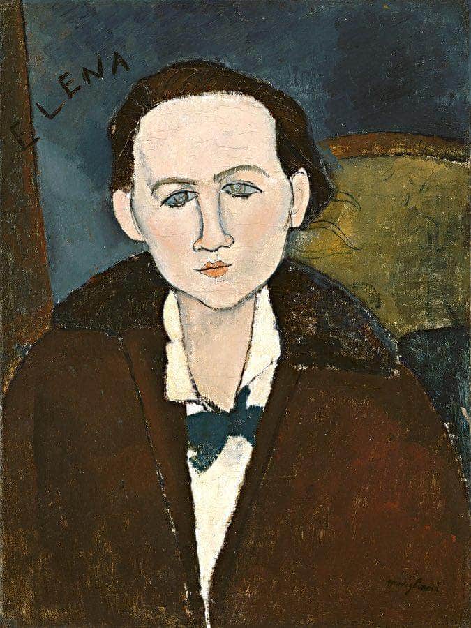 Elena Pavlowski By Amedeo Modigliani Fine Art Print