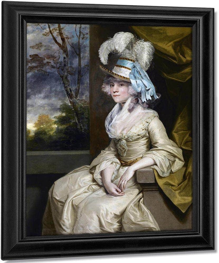 Elizabeth Lady Taylor By Joshua Reynolds Fine Art Print