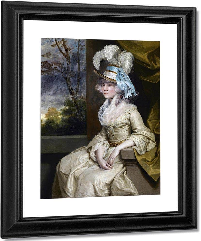 Elizabeth Lady Taylor By Joshua Reynolds Fine Art Print