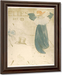 Elles Portfolio Cover 1896 By Henri De Toulouse Lautrec Fine Art Print