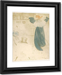 Elles Portfolio Cover 1896 By Henri De Toulouse Lautrec Fine Art Print