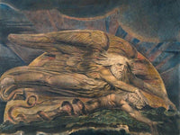 Elohim Creating Adam 1805 Etching Watercolor 43 1X53 6Cm Tate By William Blake Fine Art Print