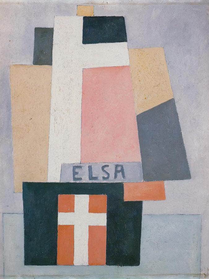 Elsa 1917 By Marsden Hartley Fine Art Print