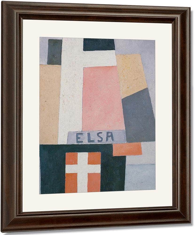 Elsa 1917 By Marsden Hartley Fine Art Print